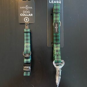 Lucy & Co LET’S ADVENTURE collar & leash duo (S)